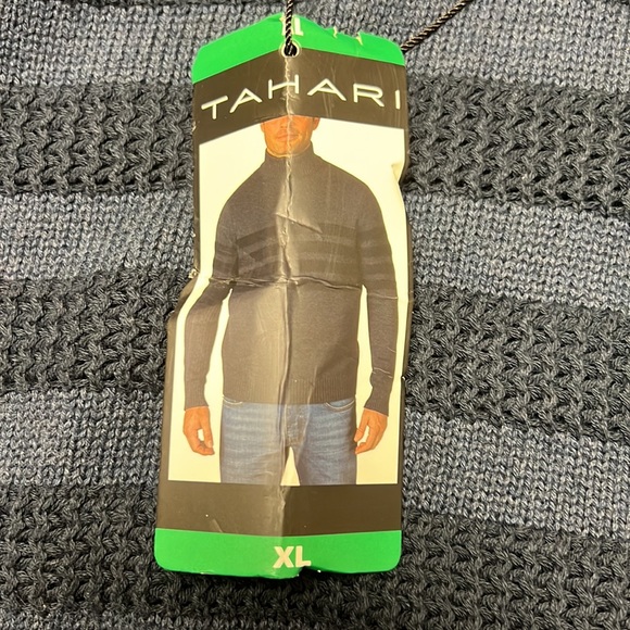 Tahari Indigo Heather sweater, size extra large, NWT - Picture 10 of 13